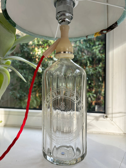 Vintage Soda Syphon Clear / Red