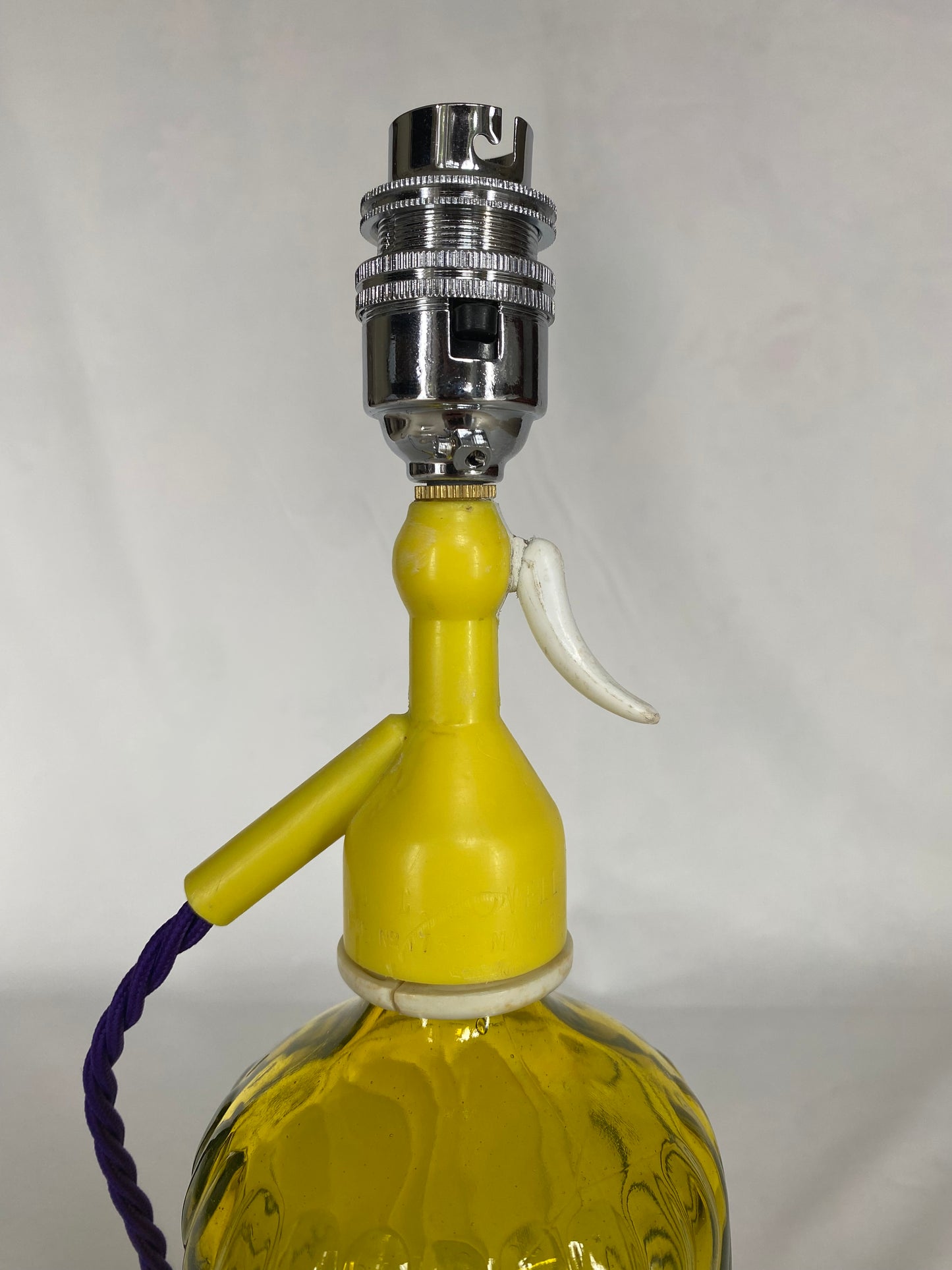 Vintage Soda Syphon Yellow