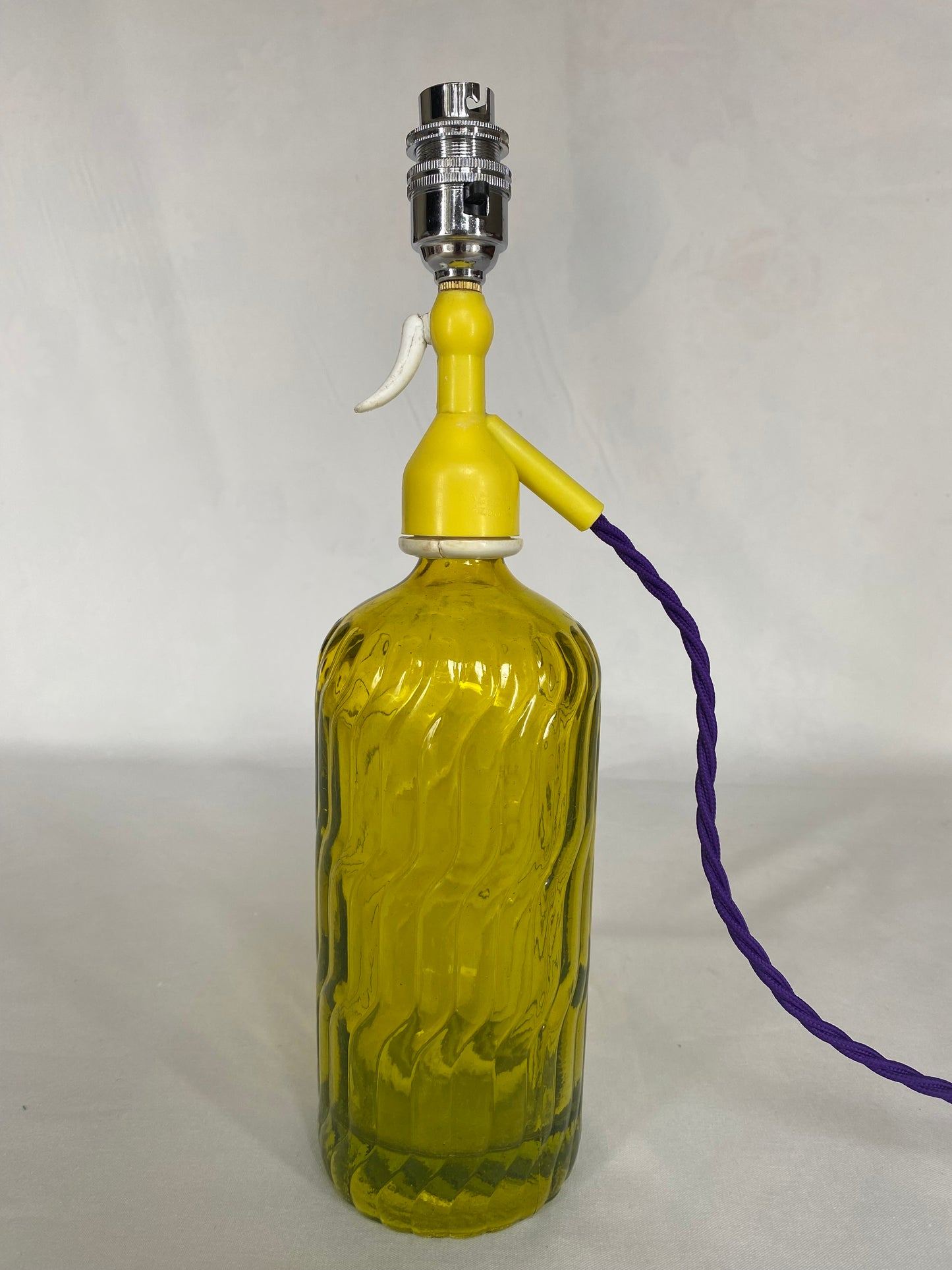 Vintage Soda Syphon Yellow