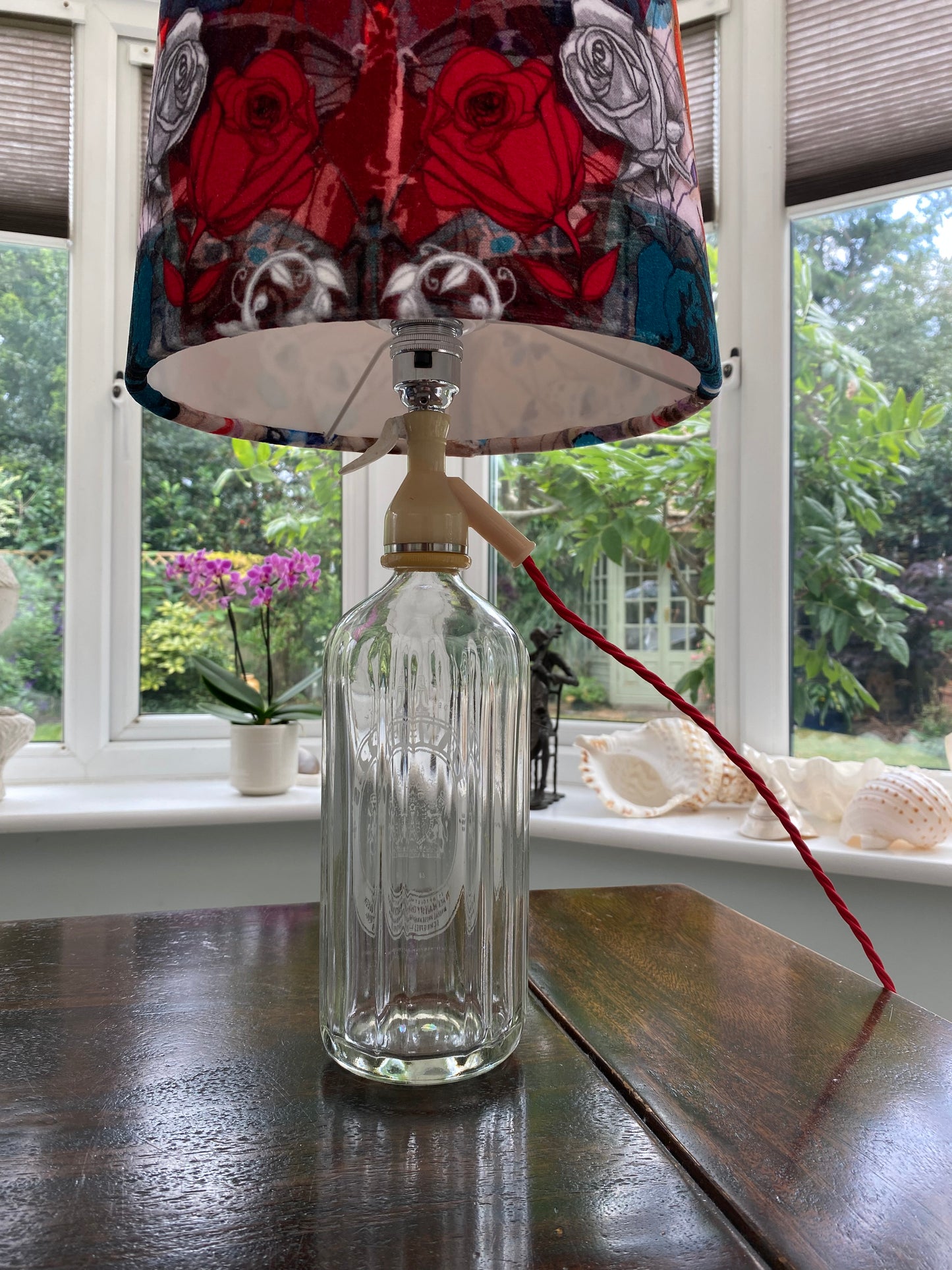 Vintage Soda Syphon Clear / Red