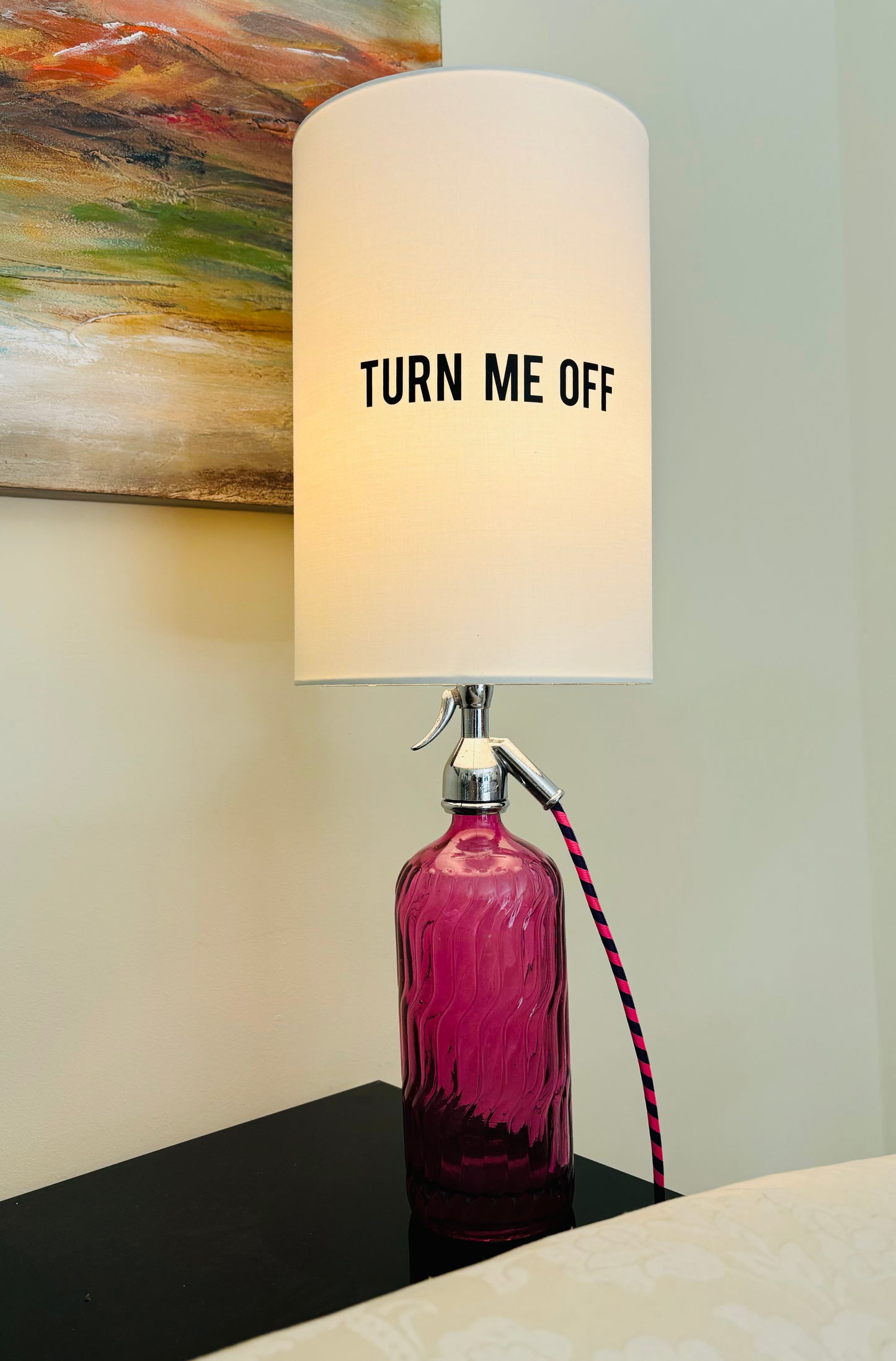 TURN ME OFF LAMPSHADE