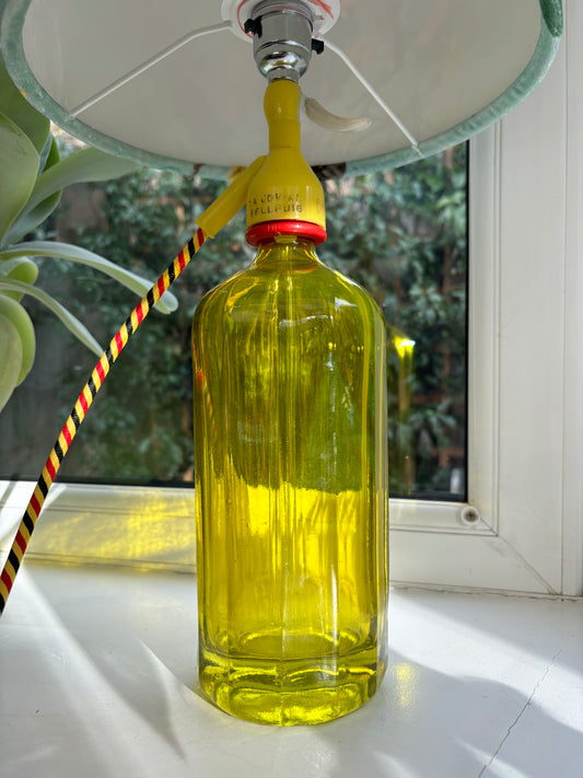 Soda Syphon Lamp Yellow / Red