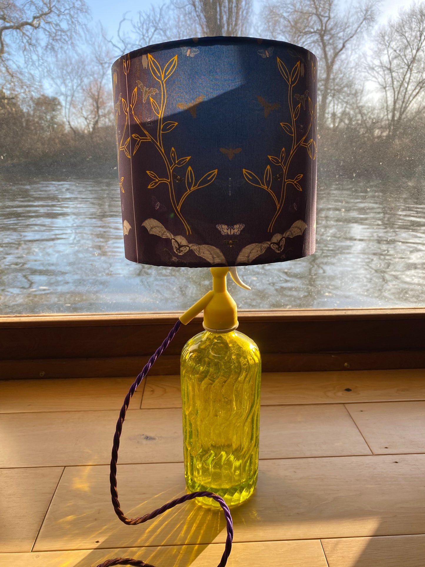 Vintage Soda Syphon Yellow